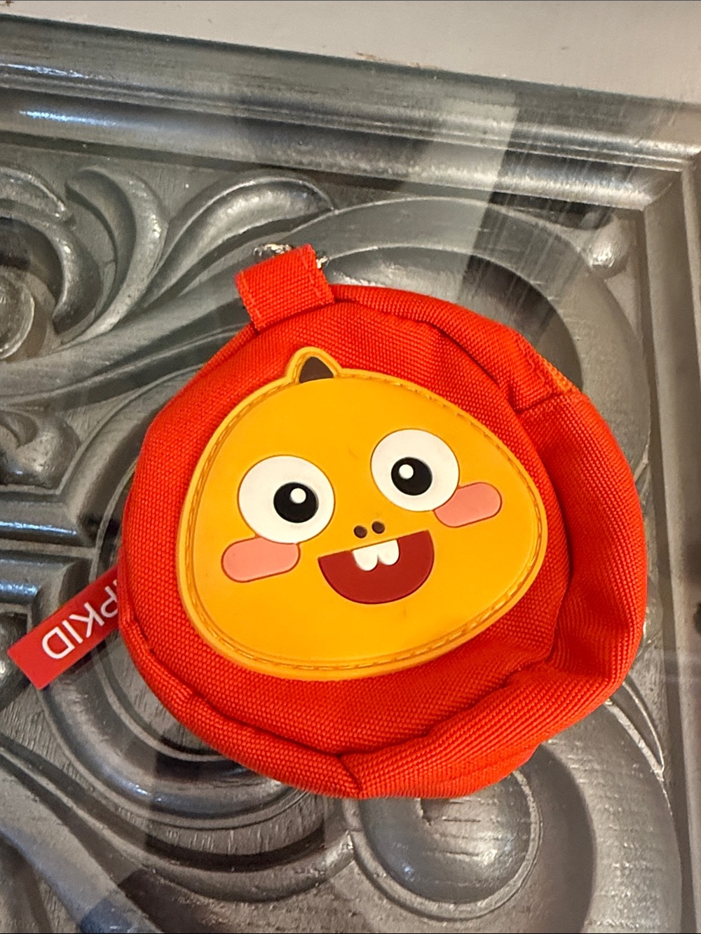 VIPKID Teacher Kids Orange Dino Coin Pouch